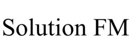 SOLUTION FM trademark