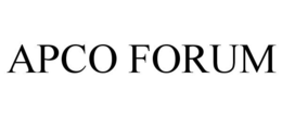 APCO FORUM trademark