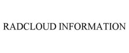 RADCLOUD INFORMATION trademark