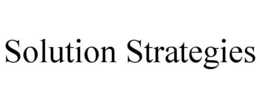 SOLUTION STRATEGIES trademark