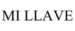 MI LLAVE trademark