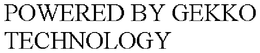 POWERED BY GEKKO TECHNOLOGY trademark