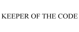 KEEPER OF THE CODE trademark