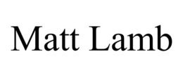 MATT LAMB trademark
