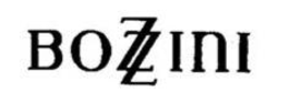 BOZZINI trademark
