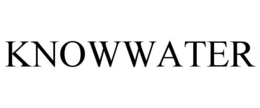 KNOWWATER trademark