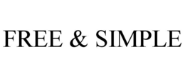 FREE & SIMPLE trademark