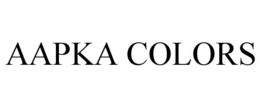 AAPKA COLORS trademark