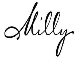 MILLY trademark
