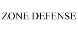 ZONE DEFENSE trademark