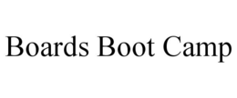 BOARDS BOOT CAMP trademark