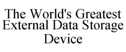 THE WORLD'S GREATEST EXTERNAL DATA STORAGE DEVICE trademark