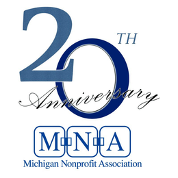 20TH ANNIVERSARY MNA MICHIGAN NONPROFIT ASSOCIATION trademark