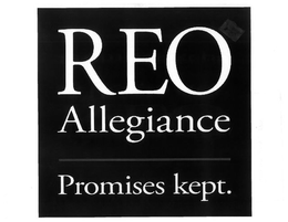 REO ALLEGIANCE PROMISES KEPT. trademark