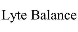 LYTE BALANCE trademark