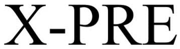 X-PRE trademark