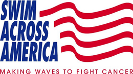 SWIM ACROSS AMERICA MAKING WAVES TO FIGHT CANCER trademark