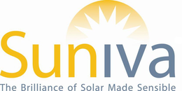 SUNIVA THE BRILLIANCE OF SOLAR MADE SENSIBLE trademark