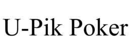 U-PIK POKER trademark