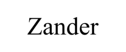 ZANDER trademark