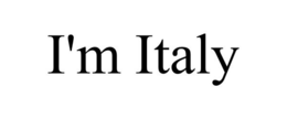 I'M ITALY trademark
