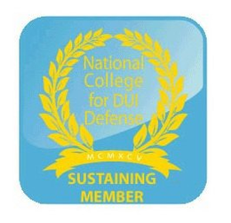 NATIONAL COLLEGE FOR DUI DEFENSE MCMXCVSUSTAINING MEMBER trademark
