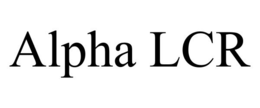 ALPHA LCR trademark