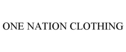 ONE NATION CLOTHING trademark