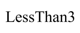 LESSTHAN3 trademark