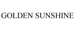 GOLDEN SUNSHINE trademark