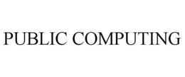 PUBLIC COMPUTING trademark
