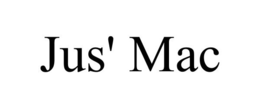 JUS' MAC trademark