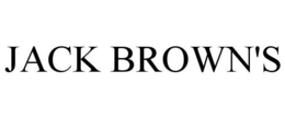 JACK BROWN'S trademark