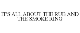 IT'S ALL ABOUT THE RUB AND SMOKE RING trademark
