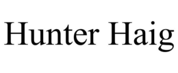 HUNTER HAIG trademark