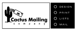 CACTUS MAILING C O M P A N Y DESIGN PRINT LISTS MAIL trademark