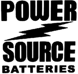 POWER SOURCE BATTERIES trademark