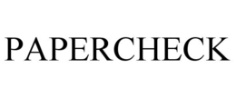 PAPERCHECK trademark