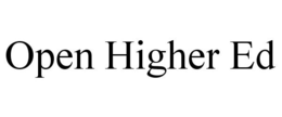 OPEN HIGHER ED trademark
