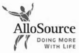 ALLOSOURCE DOING MORE WITH LIFE trademark