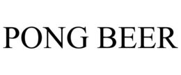 PONG BEER trademark
