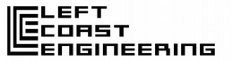 L C E LEFT COAST ENGINEERING trademark