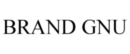 BRAND GNU trademark