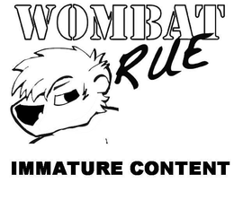 WOMBAT RUE IMMATURE CONTENT trademark