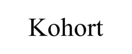 KOHORT trademark