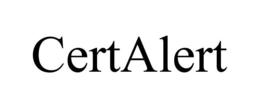 CERTALERT trademark