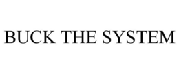 BUCK THE SYSTEM trademark