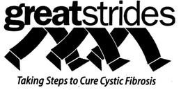 GREATSTRIDES TAKING STEPS TO CURE CYSTIC FIBROSIS trademark