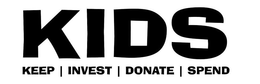 KIDS KEEP INVEST DONATE SPEND trademark