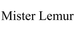 MISTER LEMUR trademark